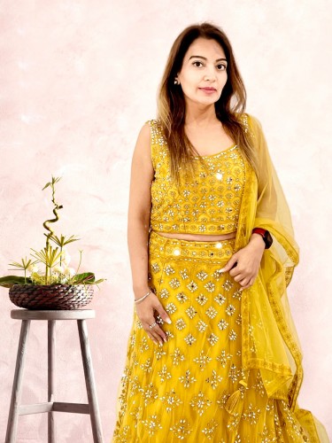 Embellished Stitched Lehenga Choli